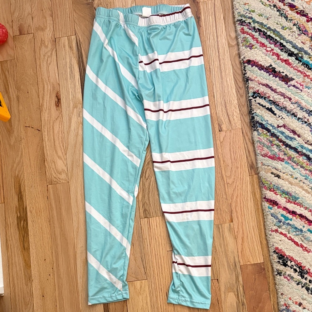 Blue Striped Lounge Leggings (Wreck it Ralf costume)